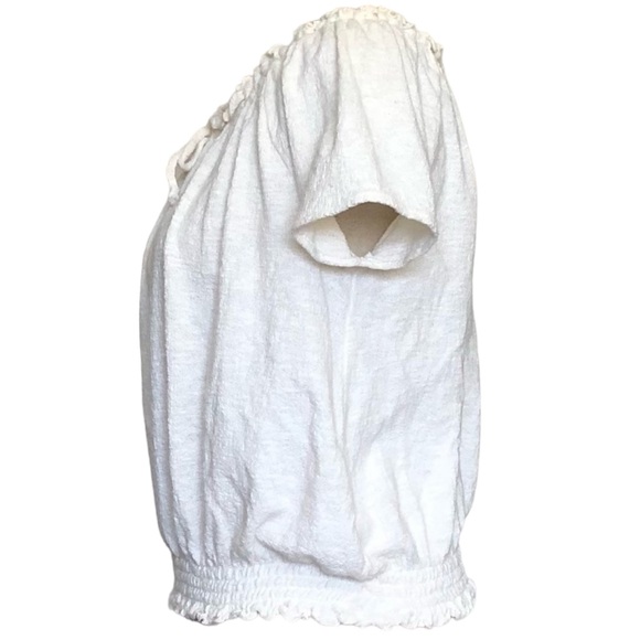 Madewell Texture & Thread Collection Drawstring Top Size Small - Picture 5 of 10